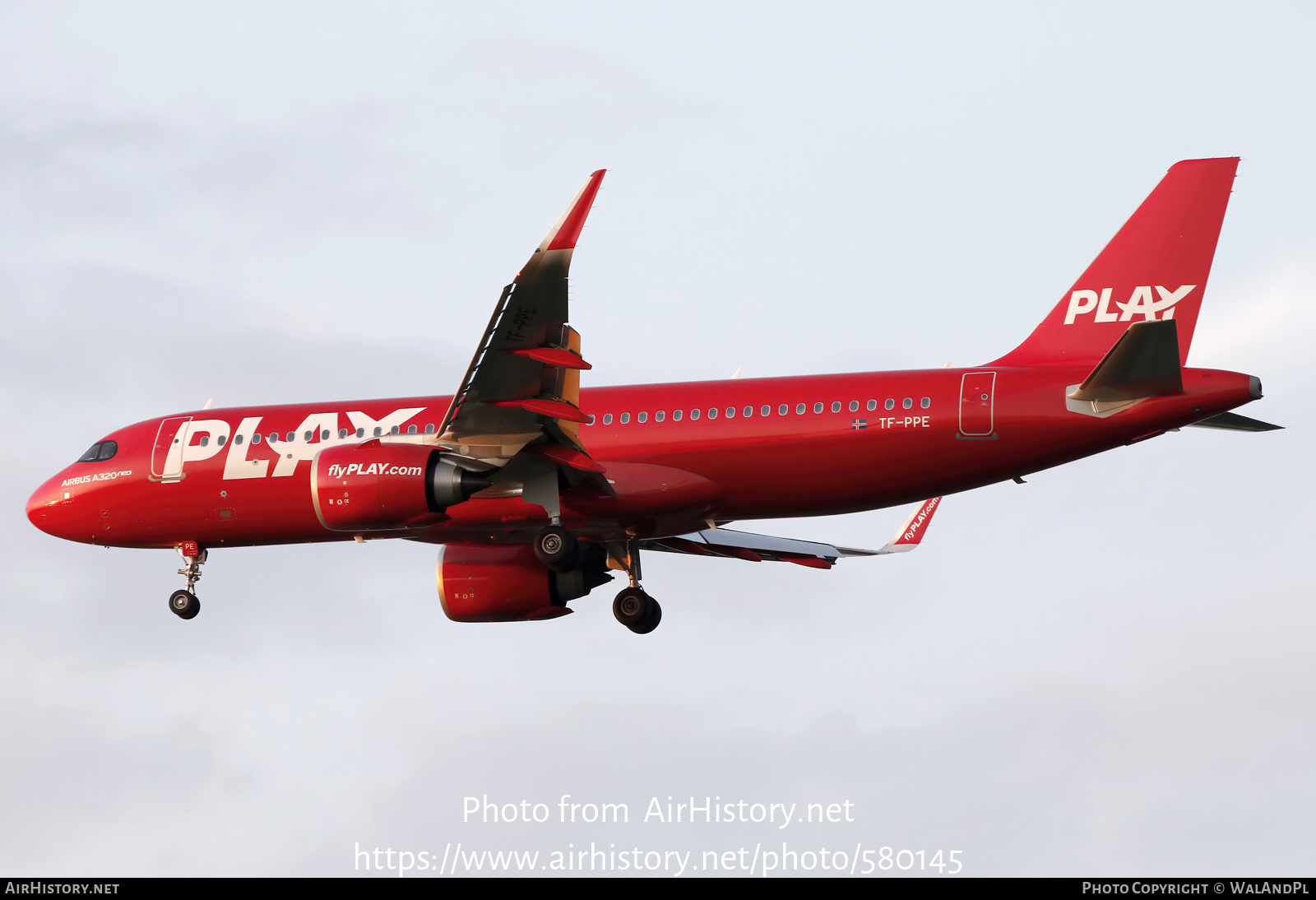 Aircraft Photo of TF-PPE | Airbus A320-251N | Play | AirHistory.net #580145