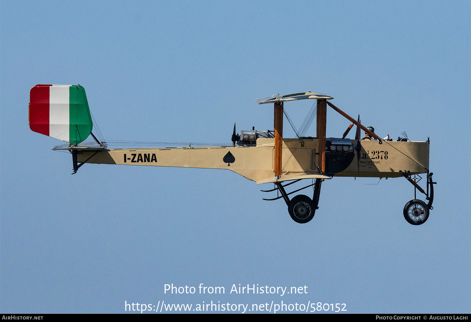 Aircraft Photo of I-ZANA / 2378 | Caproni Ca3 (replica) | Italy - Air Force | AirHistory.net #580152