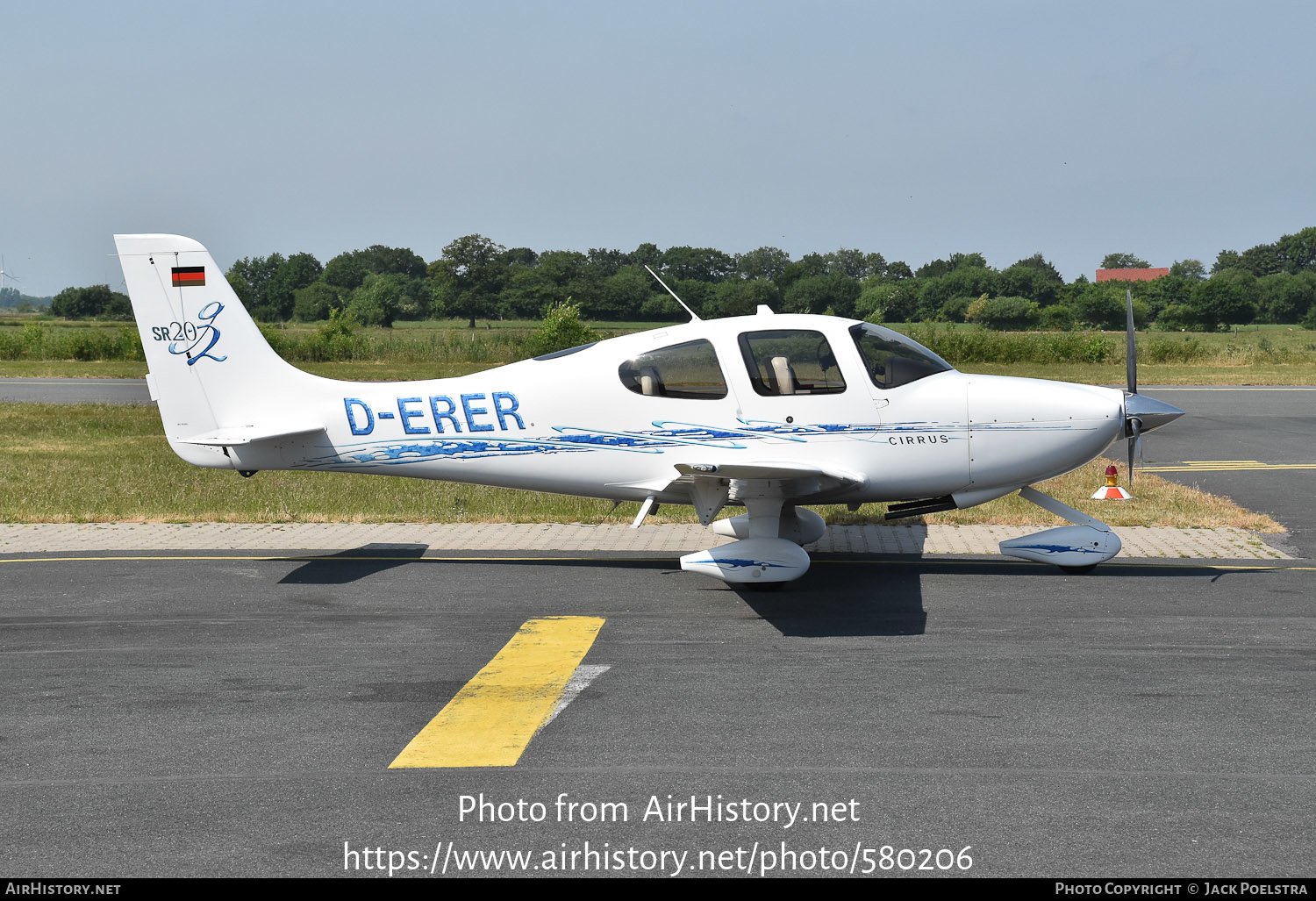 Aircraft Photo of D-ERER | Cirrus SR-20 G2 | AirHistory.net #580206