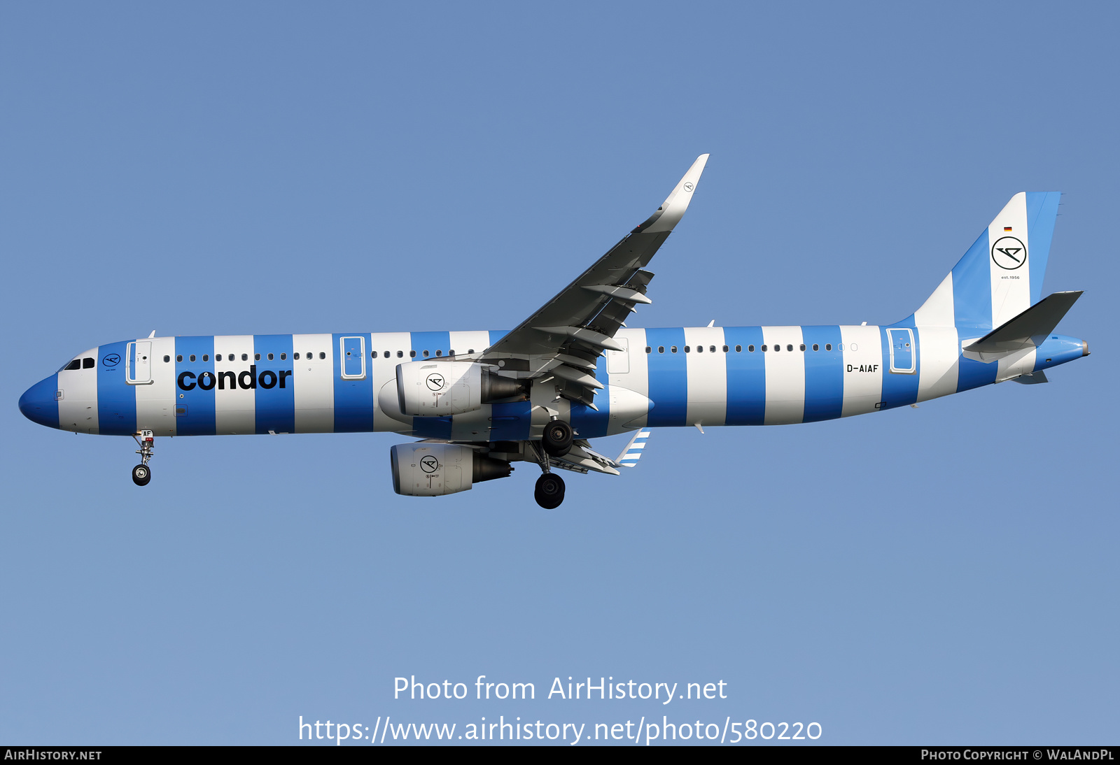 Aircraft Photo of D-AIAF | Airbus A321-211 | Condor Flugdienst | AirHistory.net #580220