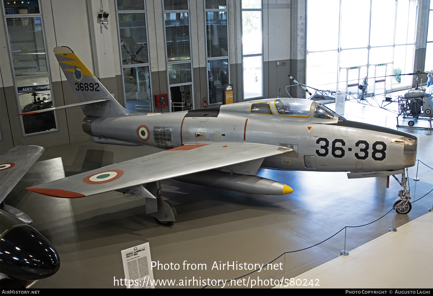 Aircraft Photo of MM53-6892 / 36892 | Republic F-84F Thunderstreak | Italy - Air Force | AirHistory.net #580242