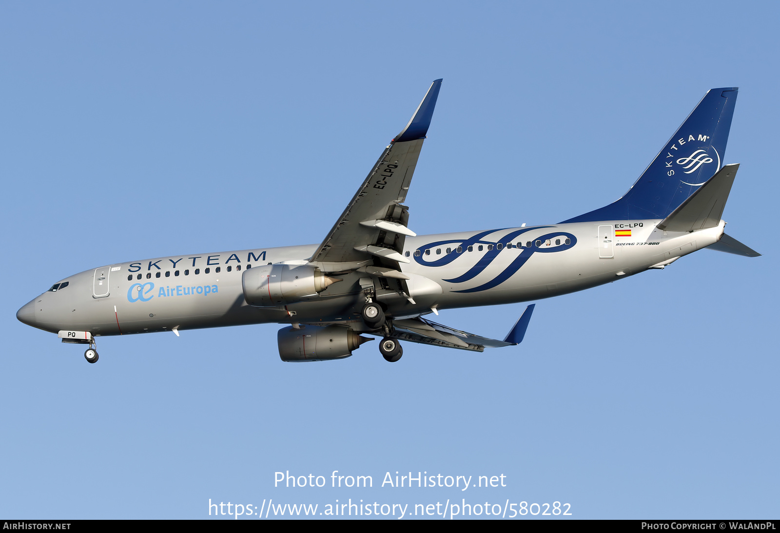 Aircraft Photo of EC-LPQ | Boeing 737-85P | Air Europa | AirHistory.net #580282