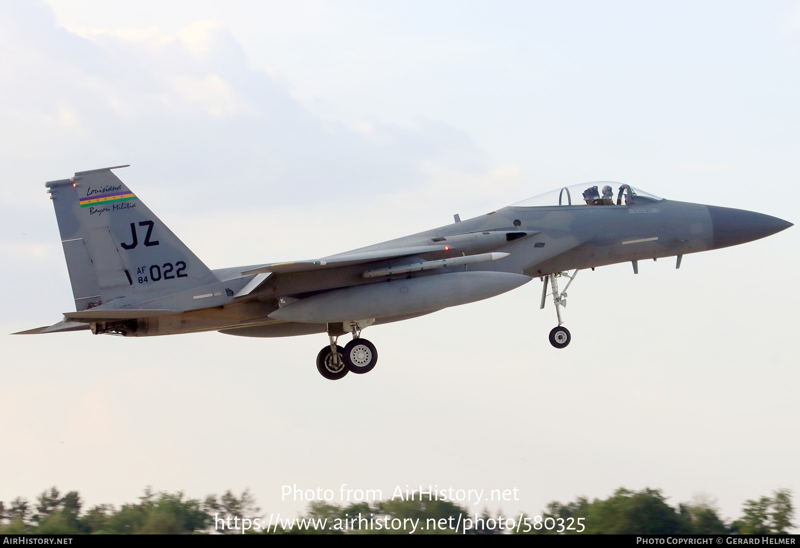 Aircraft Photo of 84-0022 / AF84-022 | McDonnell Douglas F-15C Eagle | USA - Air Force | AirHistory.net #580325