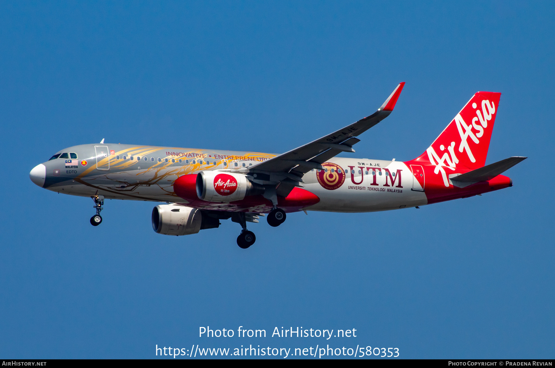 Aircraft Photo of 9M-AJE | Airbus A320-216 | AirAsia | AirHistory.net #580353