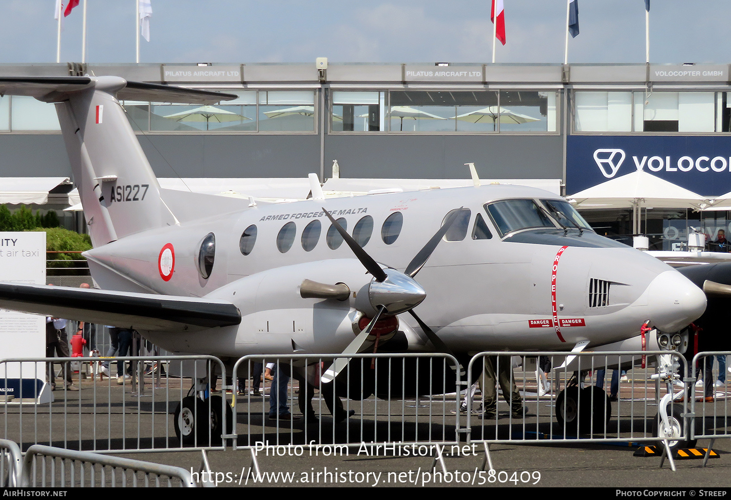 Aircraft Photo of AS1227 | Hawker Beechcraft B200 King Air | Malta - Air Force | AirHistory.net #580409