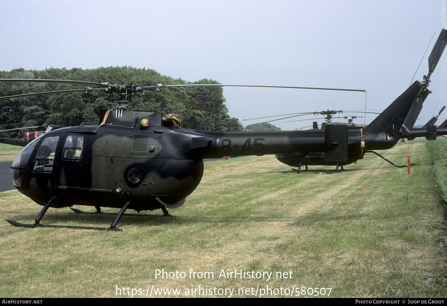 Aircraft Photo of B-45 | MBB BO-105CB | Netherlands - Air Force | AirHistory.net #580507