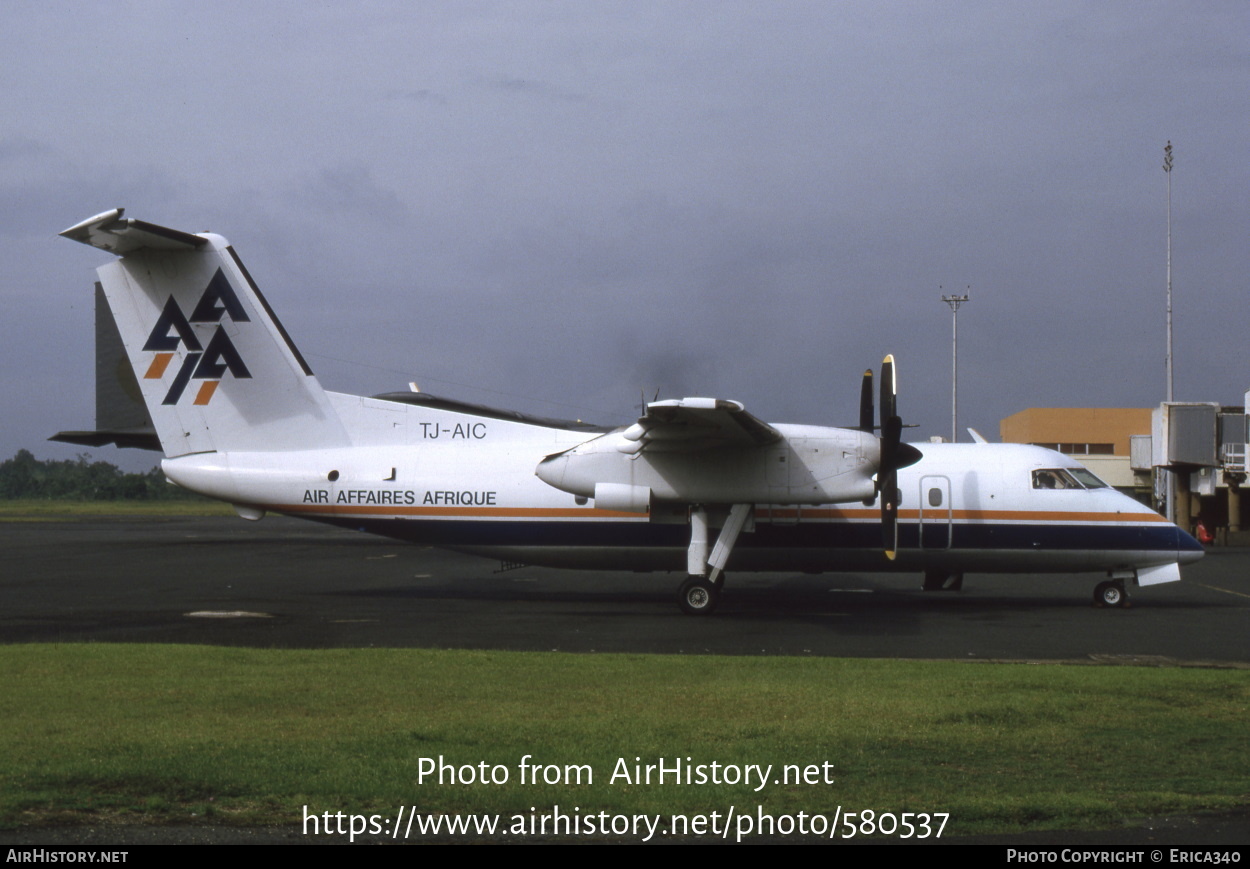 Aircraft Photo of TJ-AIC | De Havilland Canada DHC-8-103 Dash 8 | Air Affaires Afrique - AAA | AirHistory.net #580537