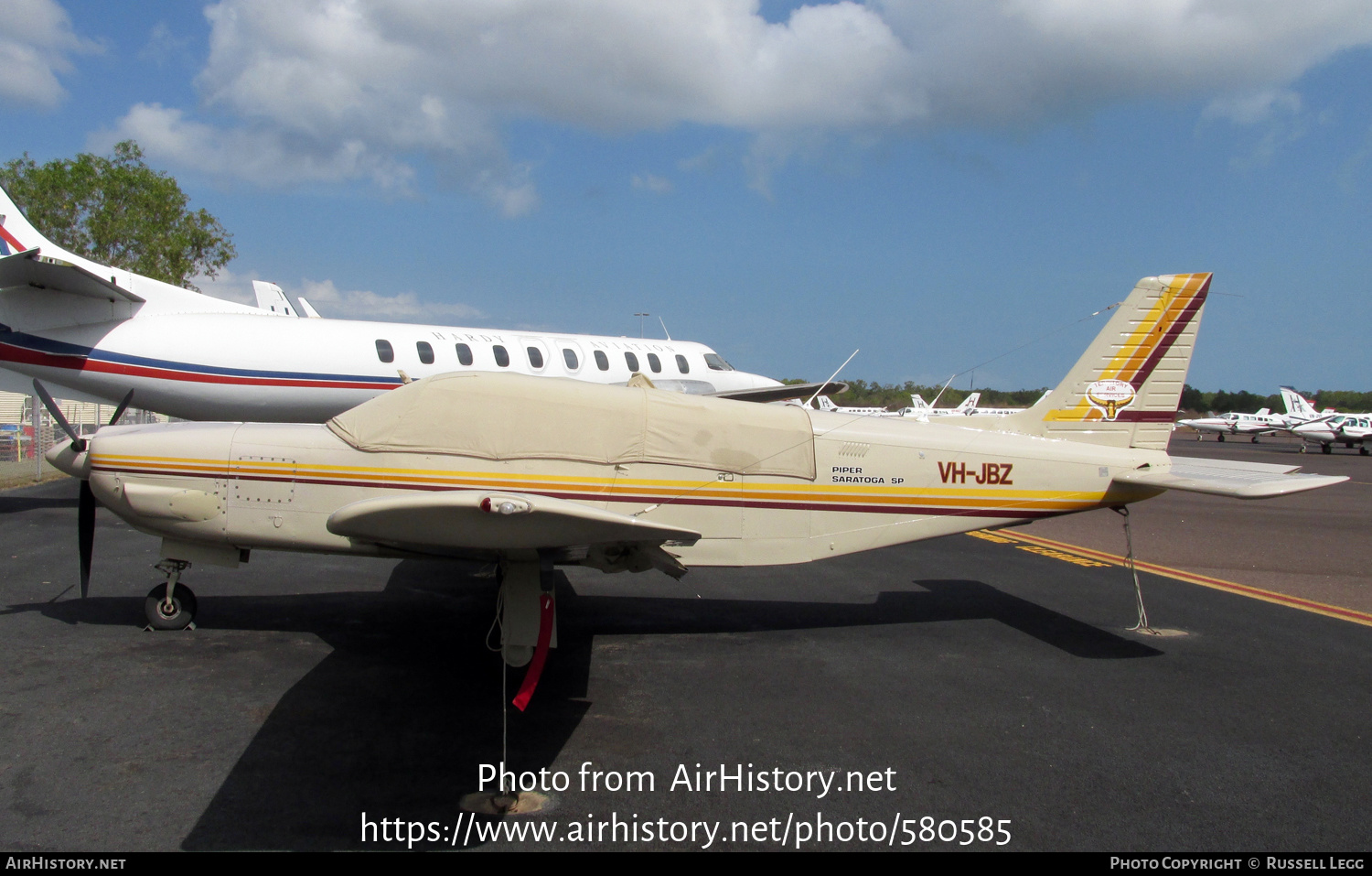 Aircraft Photo of VH-JBZ | Piper PA-32R-301 Saratoga SP | Territory Air Services | AirHistory.net #580585