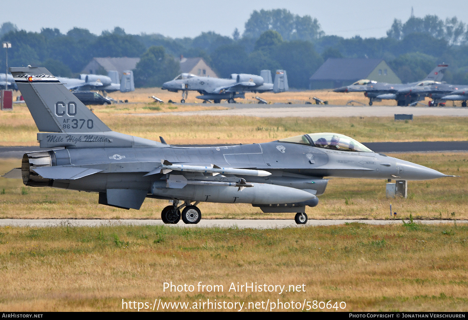 Aircraft Photo of 86-0370 / AF86-370 | General Dynamics F-16C Fighting Falcon | USA - Air Force | AirHistory.net #580640