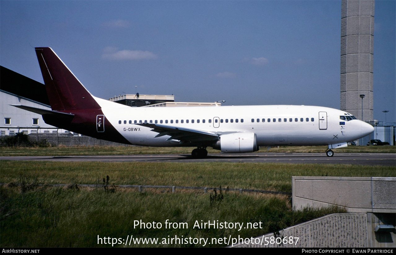 Aircraft Photo of G-OBWX | Boeing 737-3Y0 | AirHistory.net #580687