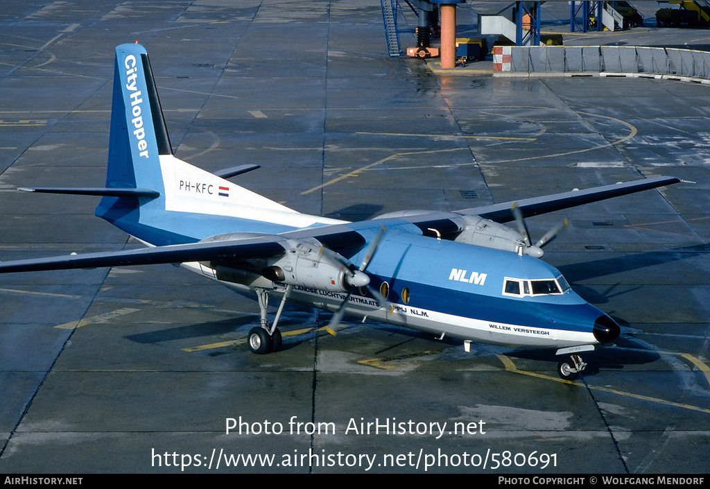 Aircraft Photo of PH-KFC | Fokker F27-200 Friendship | NLM Cityhopper | AirHistory.net #580691