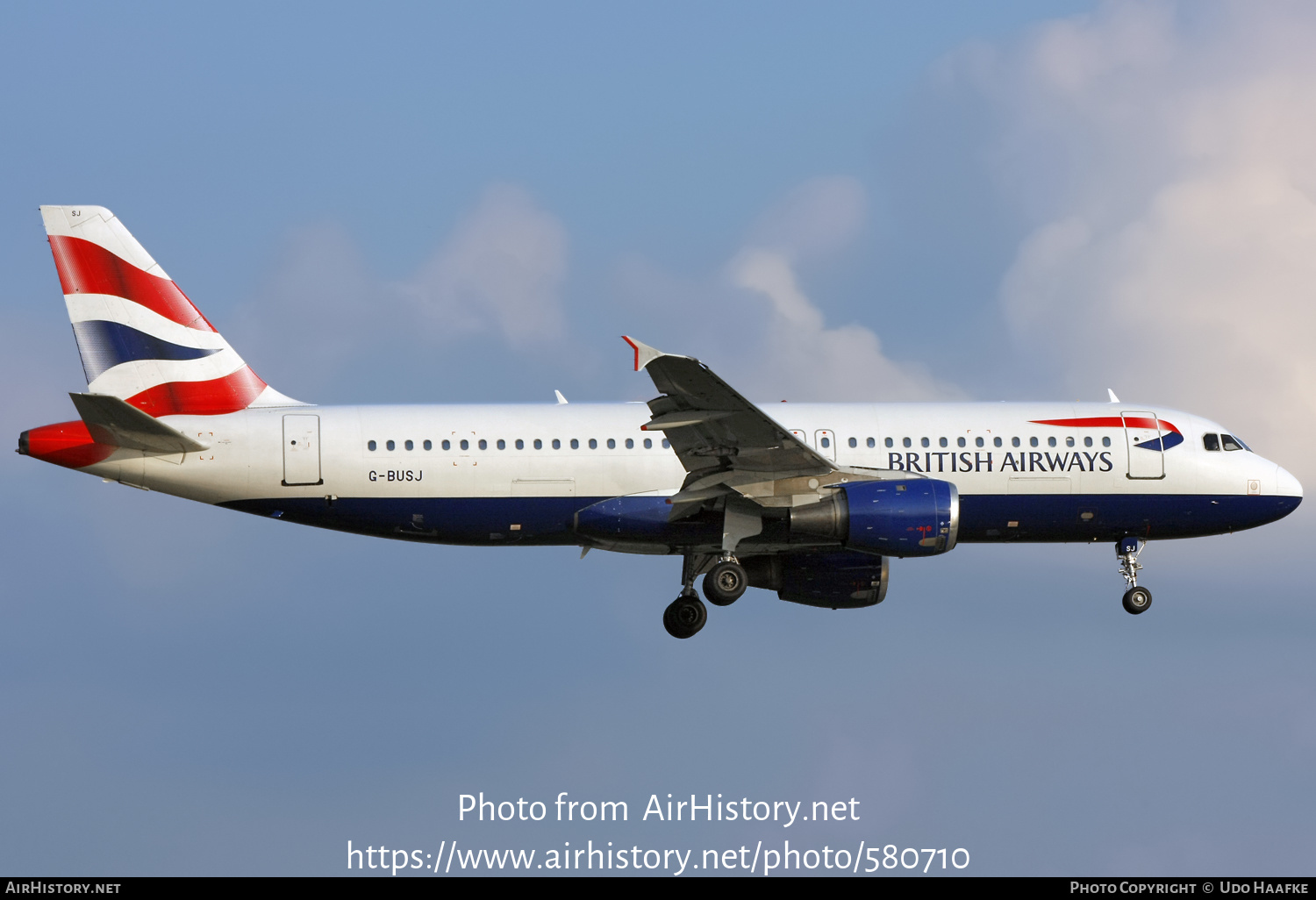 Aircraft Photo of G-BUSJ | Airbus A320-211 | British Airways | AirHistory.net #580710