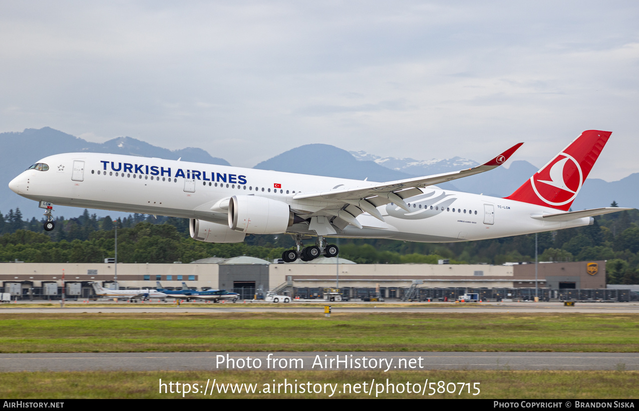 Aircraft Photo of TC-LGM | Airbus A350-941 | Turkish Airlines | AirHistory.net #580715