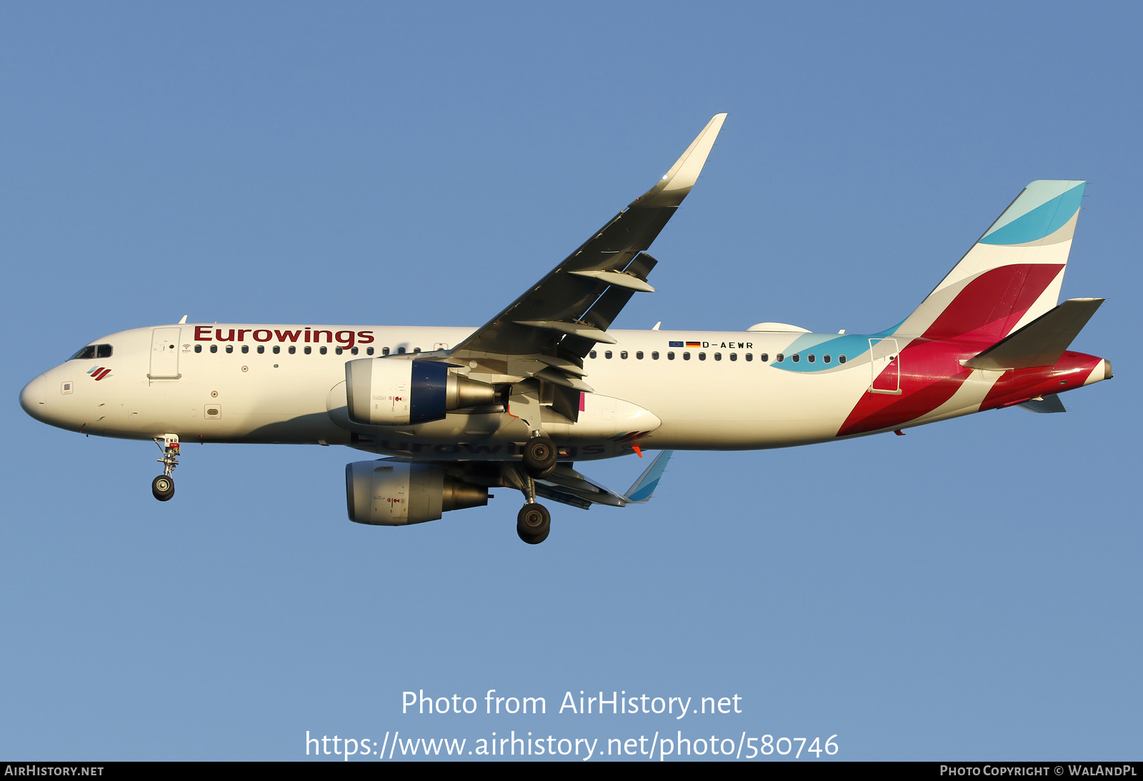 Aircraft Photo of D-AEWR | Airbus A320-214 | Eurowings | AirHistory.net #580746