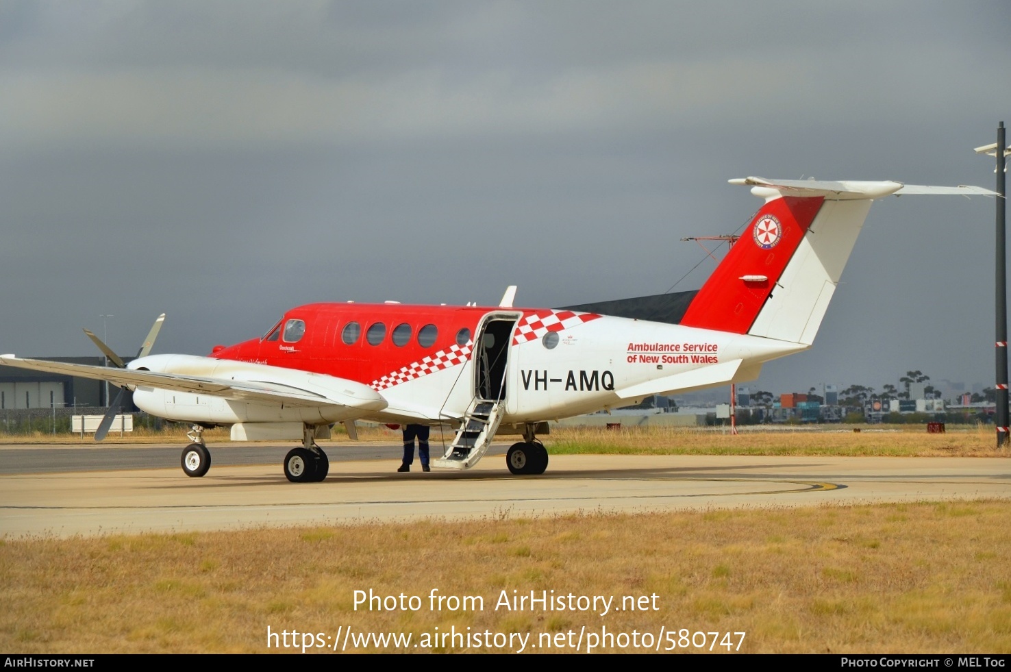 Aircraft Photo of VH-AMQ | Hawker Beechcraft B200C King Air | Ambulance Service Of New South Wales | AirHistory.net #580747