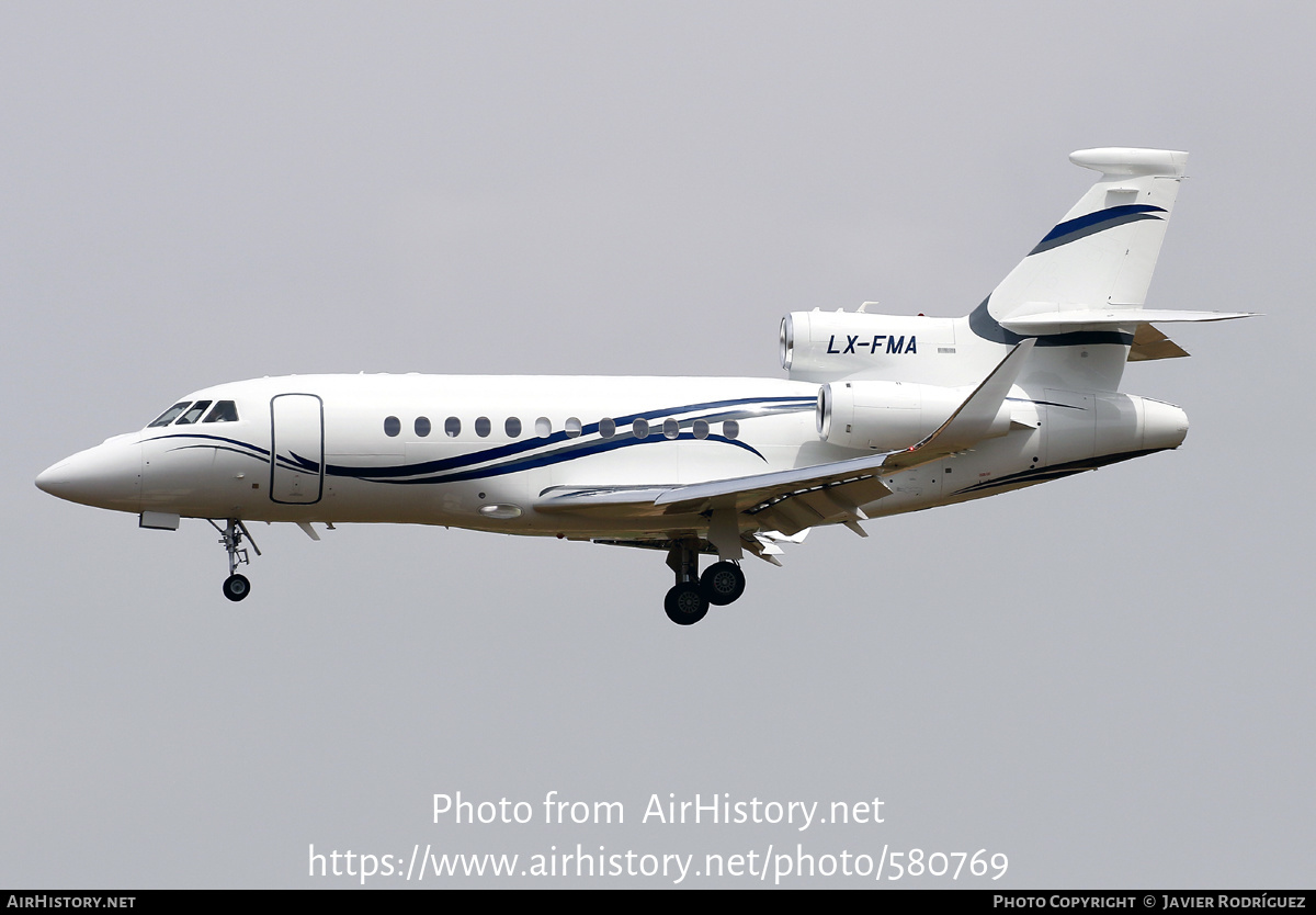 Aircraft Photo of LX-FMA | Dassault Falcon 900LX | AirHistory.net #580769