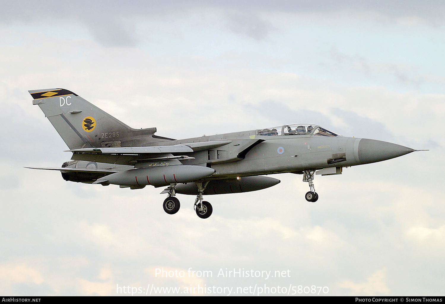 Aircraft Photo of ZE295 | Panavia Tornado F3 | UK - Air Force | AirHistory.net #580870