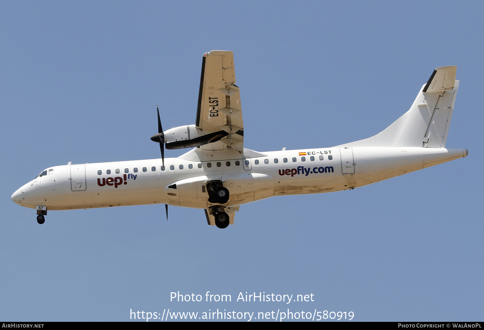 Aircraft Photo of EC-LST | ATR ATR-72-201 | Uep!Fly | AirHistory.net #580919