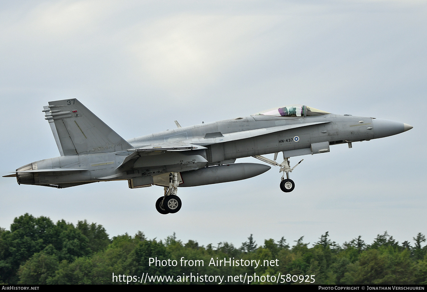 Aircraft Photo of HN-437 | McDonnell Douglas F/A-18C Hornet | Finland - Air Force | AirHistory.net #580925