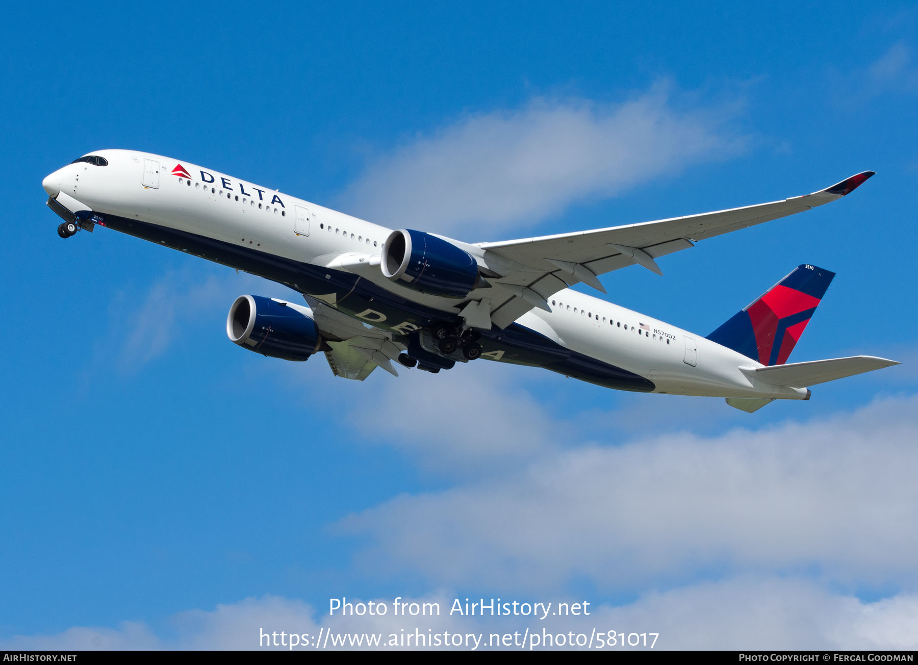 Aircraft Photo of N570DZ | Airbus A350-941 | Delta Air Lines | AirHistory.net #581017