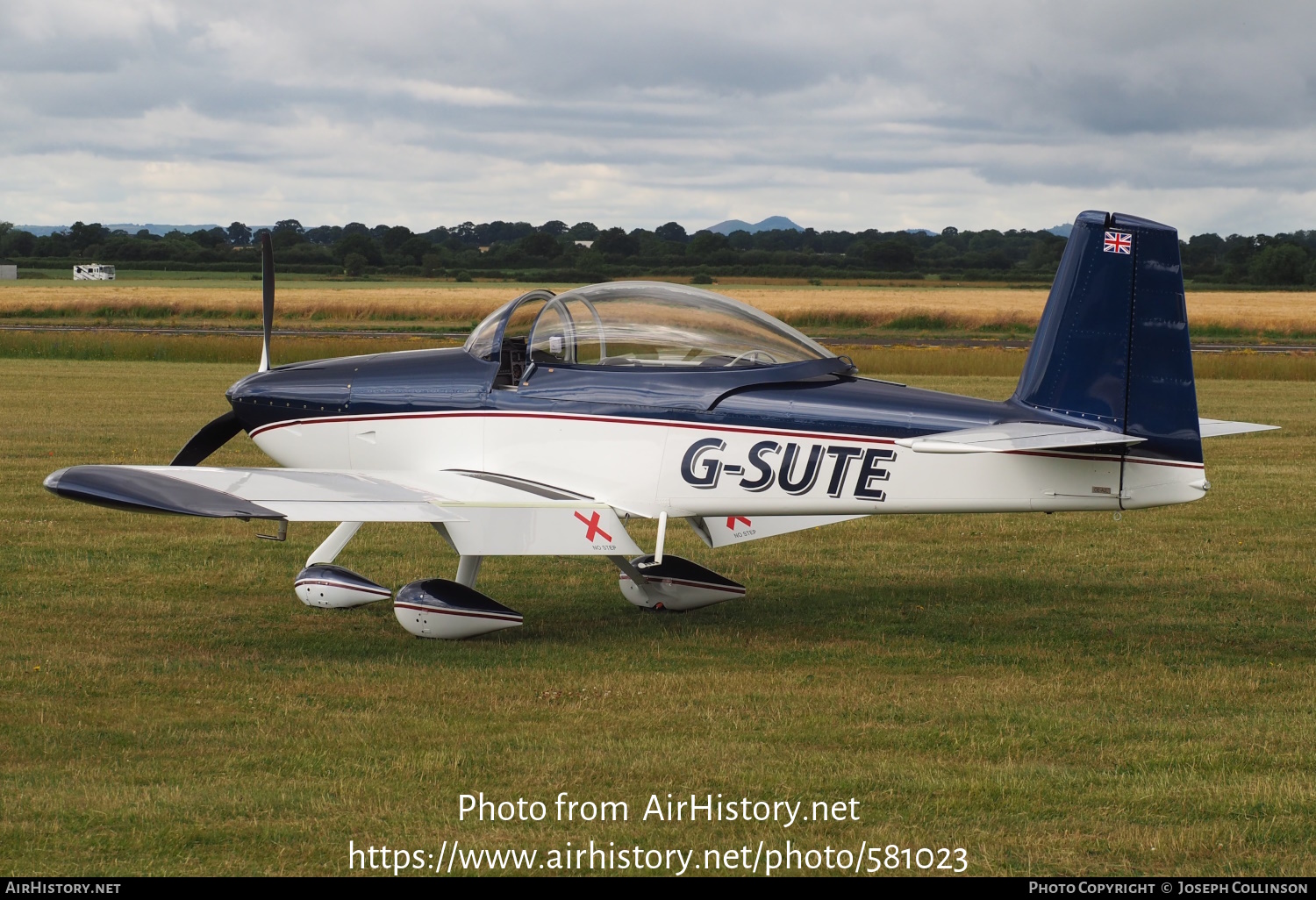 Aircraft Photo of G-SUTE | Van's RV-8A | AirHistory.net #581023