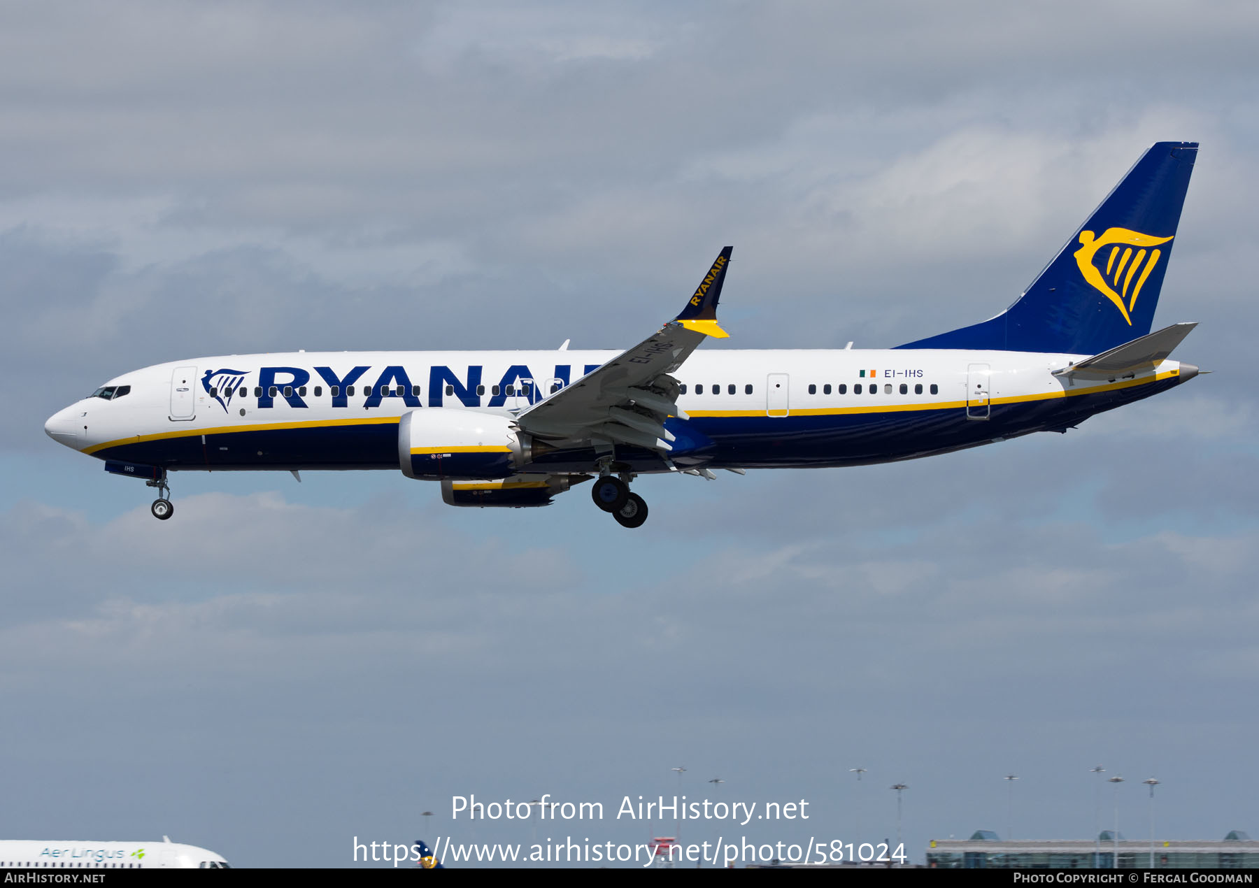 Aircraft Photo of EI-IHS | Boeing 737-8200 Max 200 | Ryanair | AirHistory.net #581024