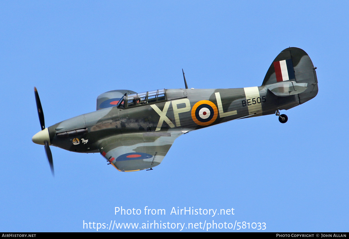 Aircraft Photo of G-HHII / BE505 | Hawker Hurricane Mk2B | UK - Air ...