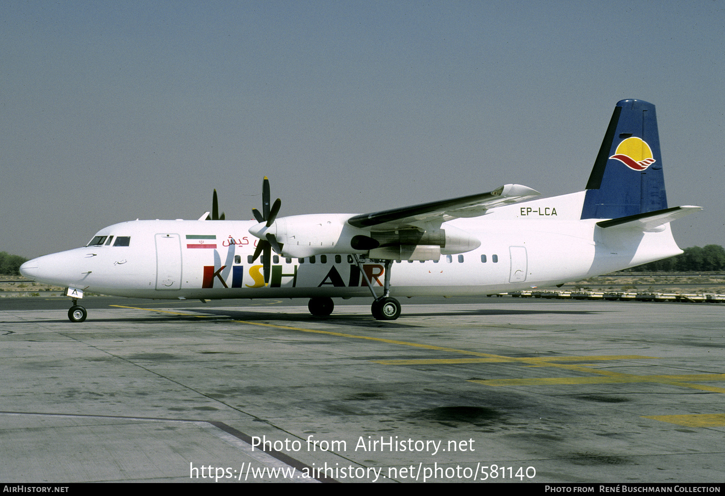 Aircraft Photo of EP-LCA | Fokker 50 | Kish Air | AirHistory.net #581140