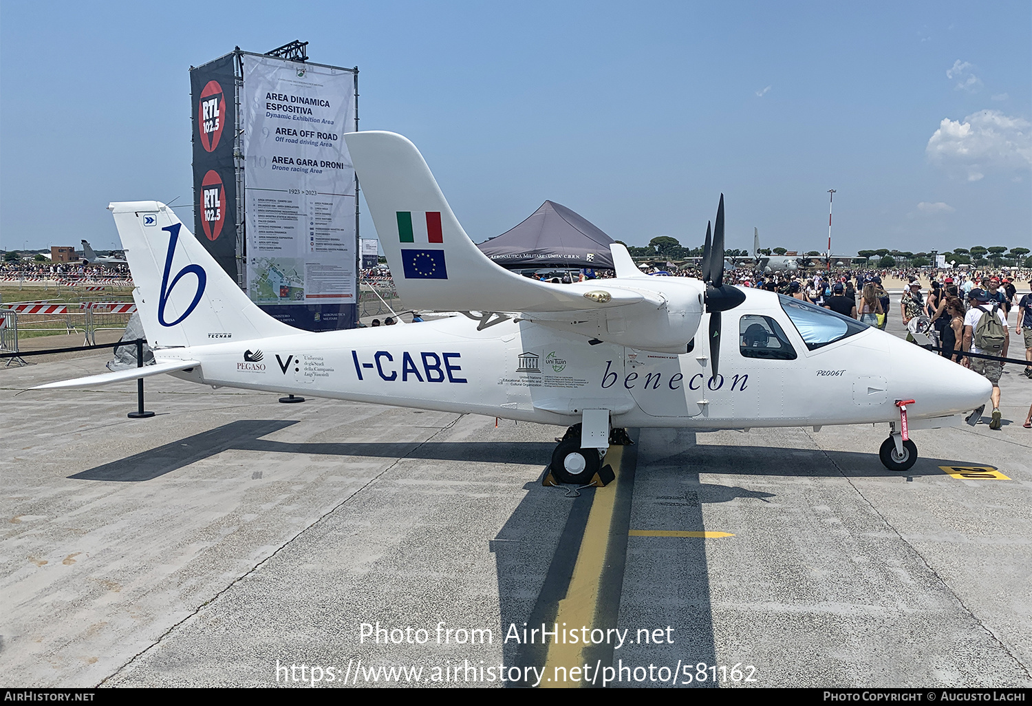 Aircraft Photo of I-CABE | Tecnam P2006T | AirHistory.net #581162