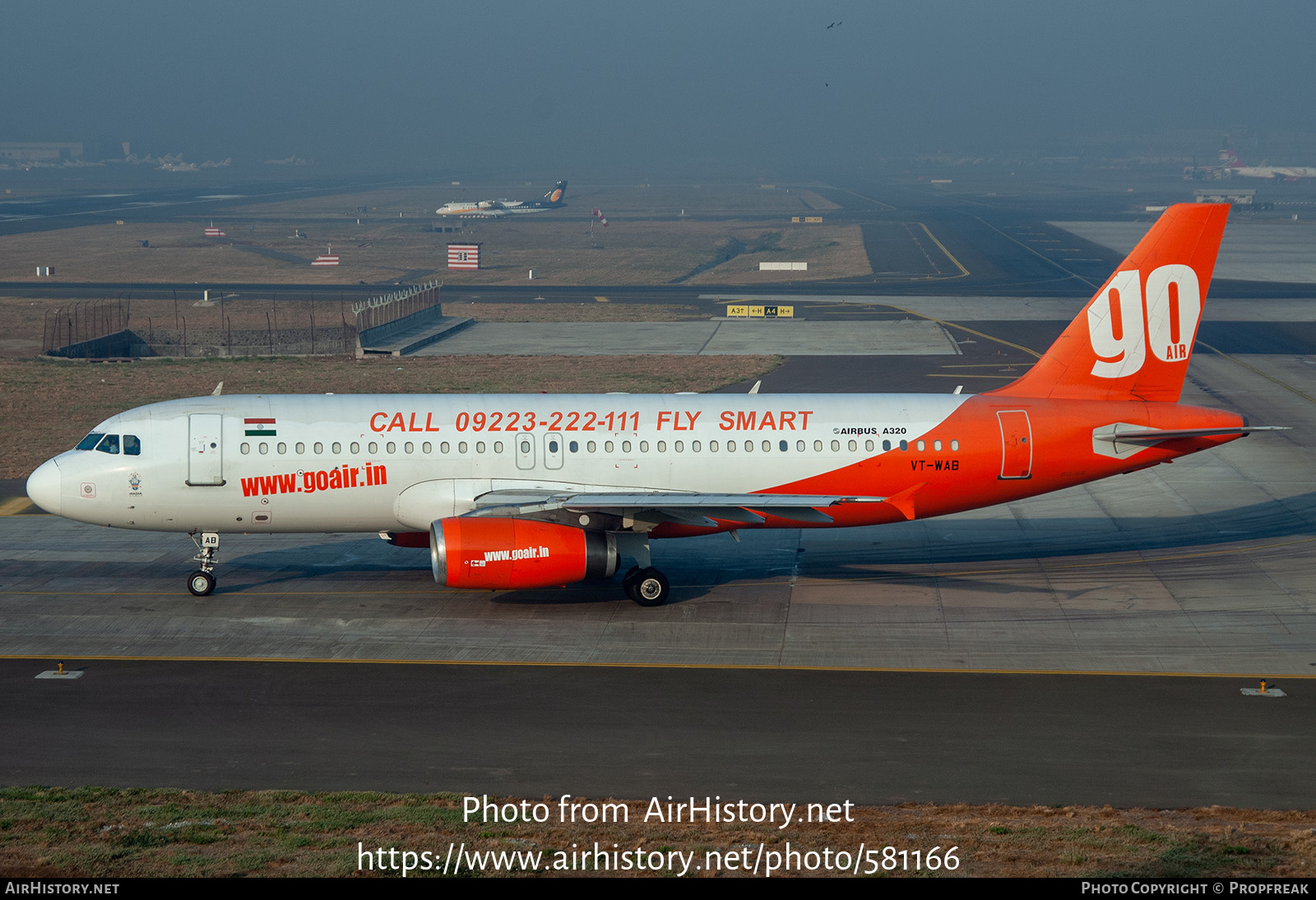 Aircraft Photo of VT-WAB | Airbus A320-231 | GoAir | AirHistory.net #581166