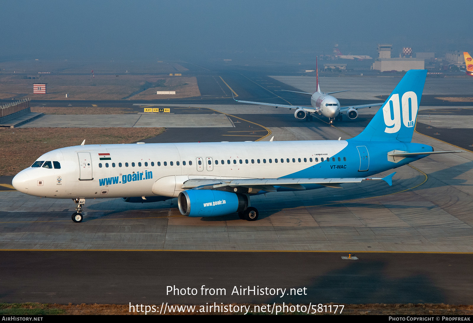 Aircraft Photo of VT-WAC | Airbus A320-232 | GoAir | AirHistory.net #581177