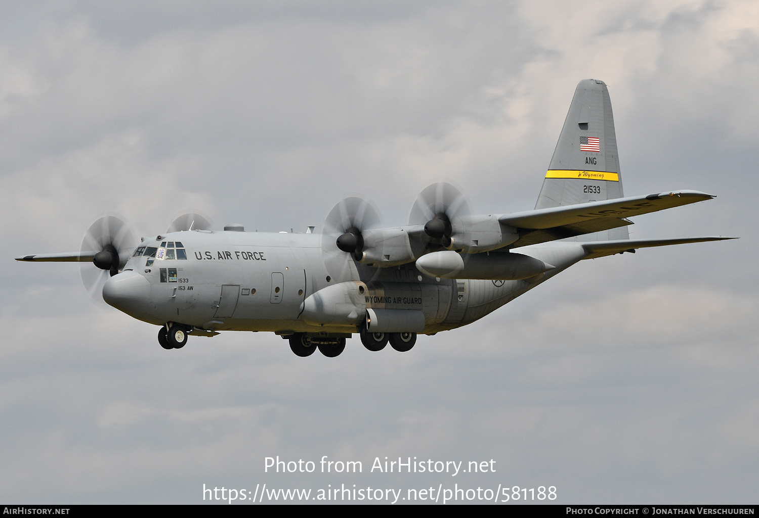 Aircraft Photo of 92-1533 / 21533 | Lockheed C-130H Hercules | USA - Air Force | AirHistory.net #581188