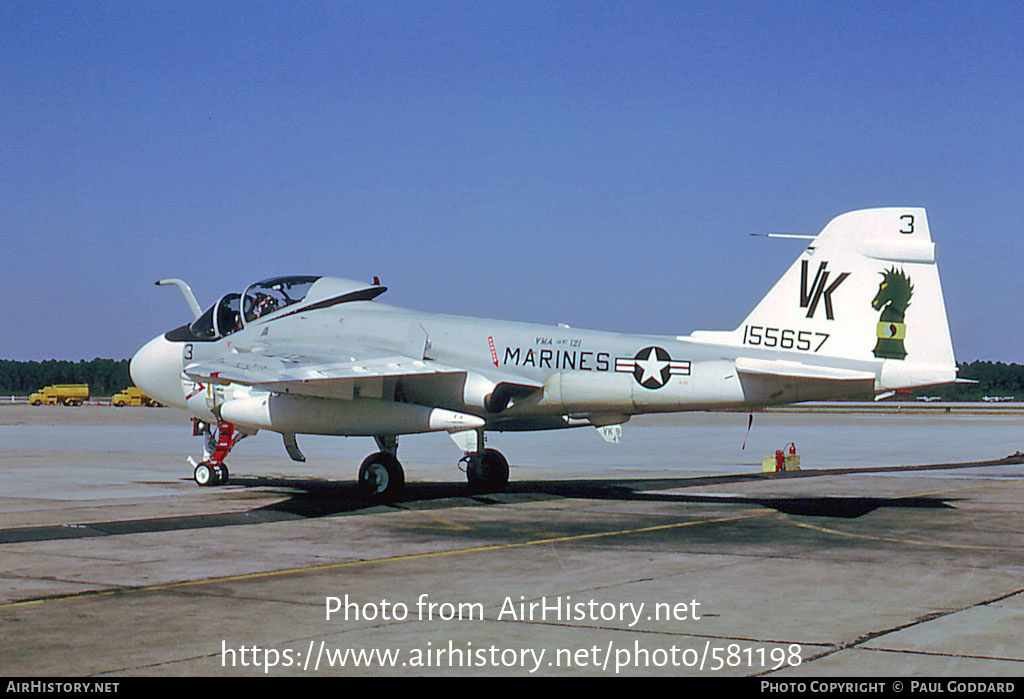 Aircraft Photo of 155657 | Grumman A-6E Intruder | USA - Marines | AirHistory.net #581198