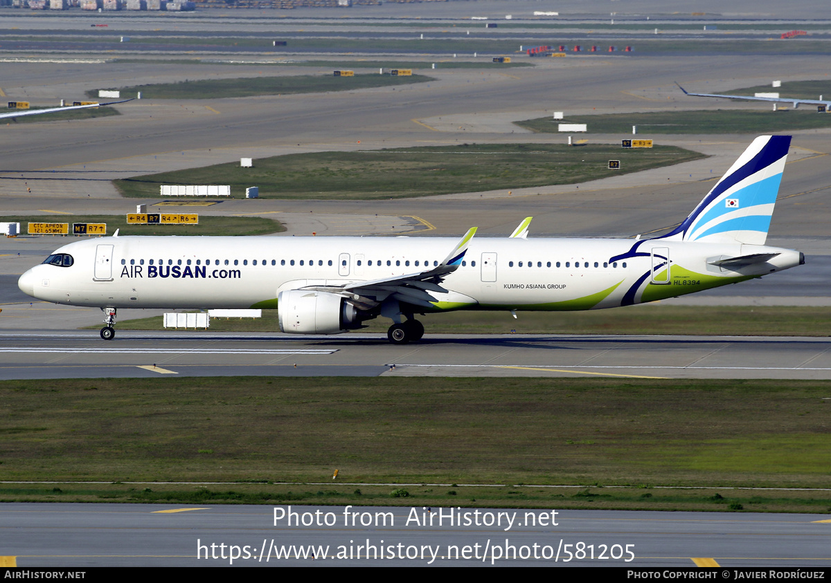 Aircraft Photo of HL8394 | Airbus A321-251NX | Air Busan | AirHistory.net #581205