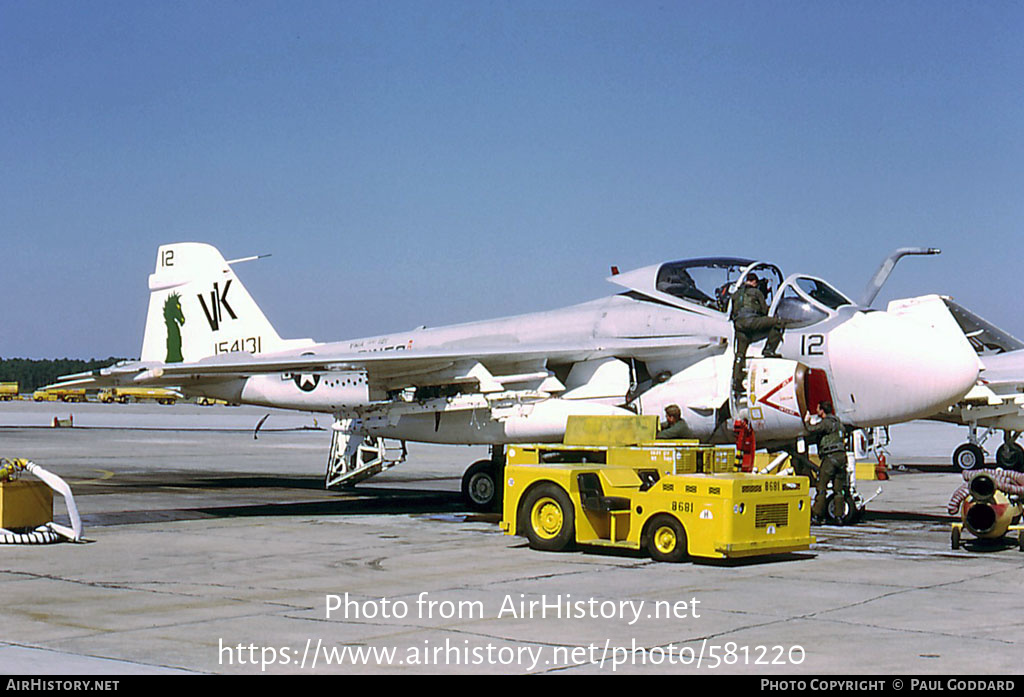 Aircraft Photo of 154131 | Grumman A-6A Intruder (G-128/A2F-1) | USA - Marines | AirHistory.net #581220