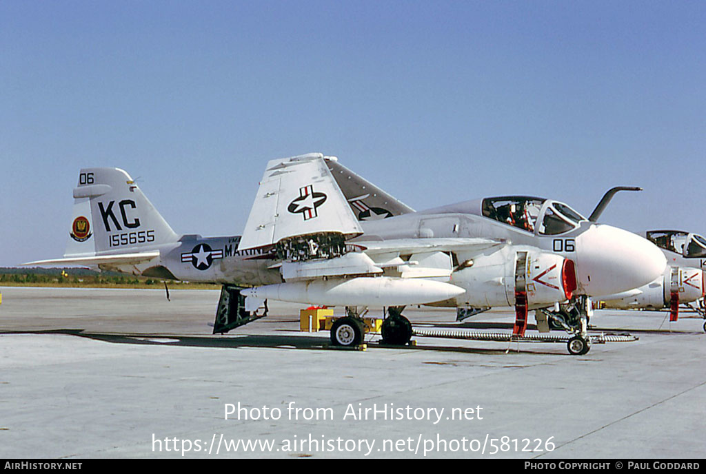 Aircraft Photo of 155655 | Grumman A-6A Intruder (G-128/A2F-1) | USA - Marines | AirHistory.net #581226