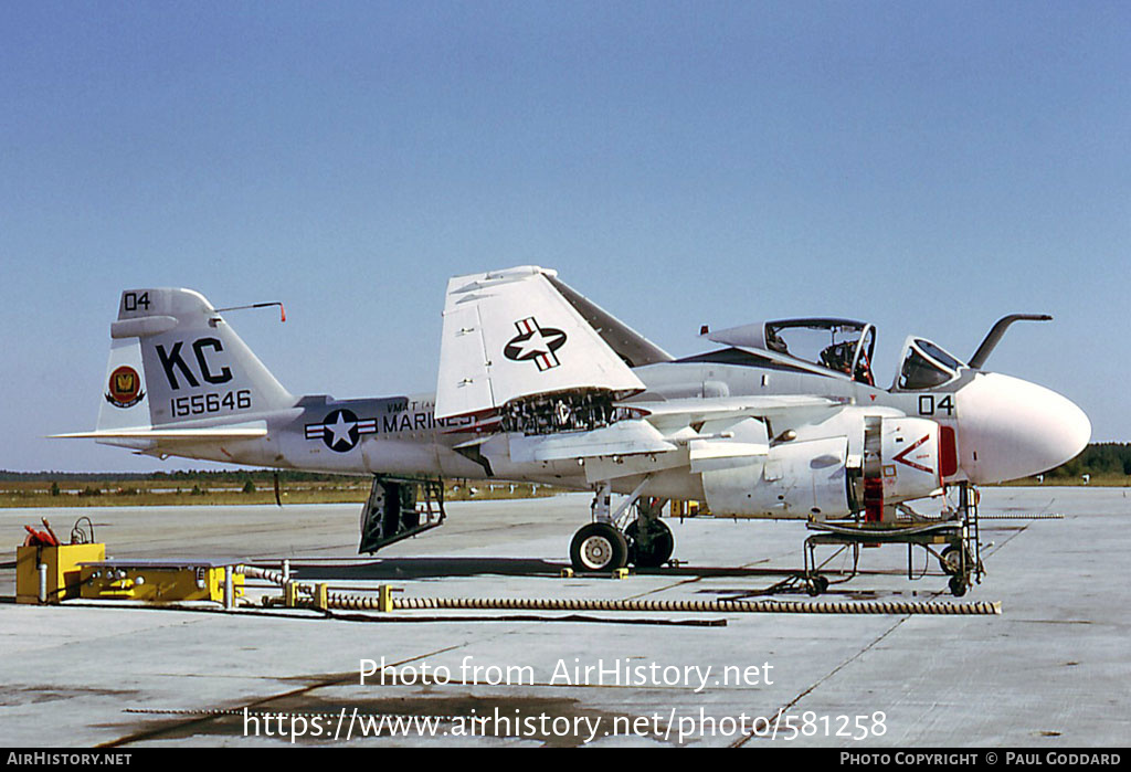 Aircraft Photo of 155646 | Grumman A-6A Intruder (G-128/A2F-1) | USA - Marines | AirHistory.net #581258