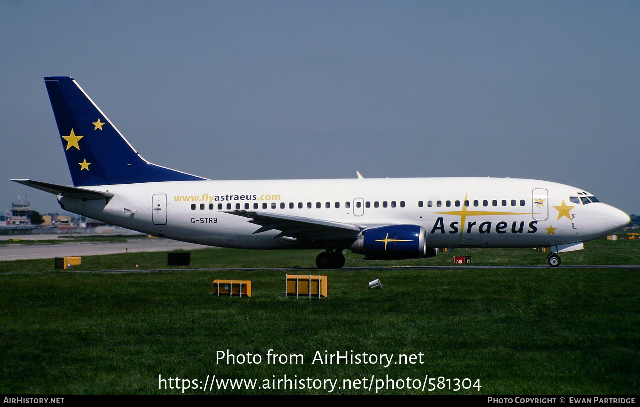 Aircraft Photo of G-STRB | Boeing 737-3Y0 | Astraeus Airlines | AirHistory.net #581304