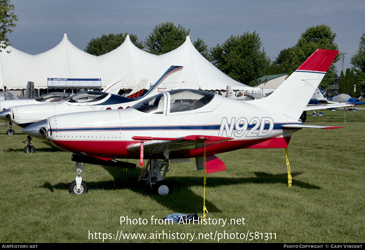 Aircraft Photo of N92D | Questair M-20 Venture | AirHistory.net #581311
