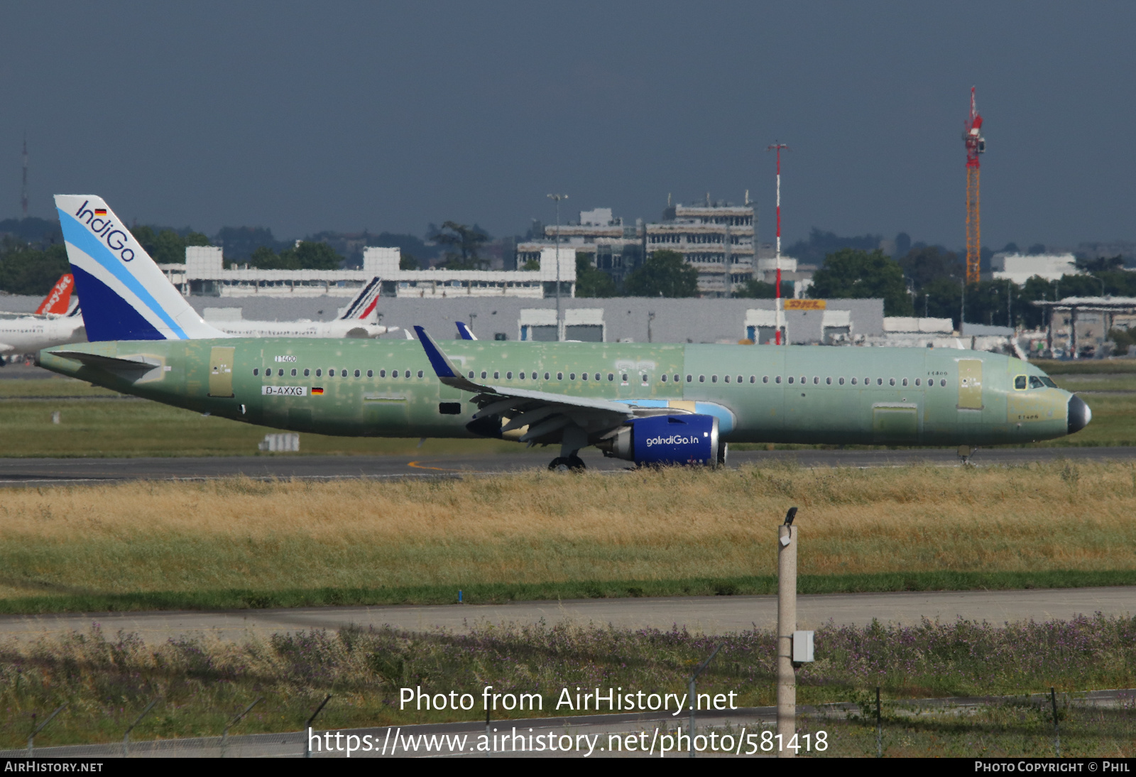 Aircraft Photo of D-AXXG | Airbus A321-251NX | IndiGo | AirHistory.net #581418