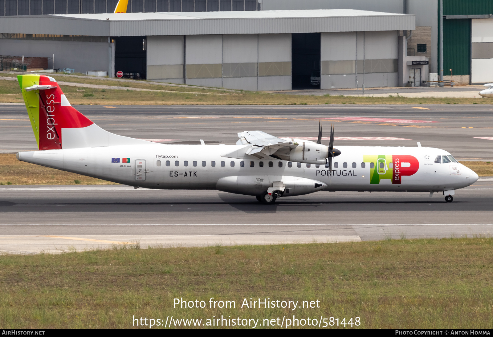 Aircraft Photo of ES-ATK | ATR ATR-72-600 (ATR-72-212A) | TAP Air Portugal Express | AirHistory.net #581448