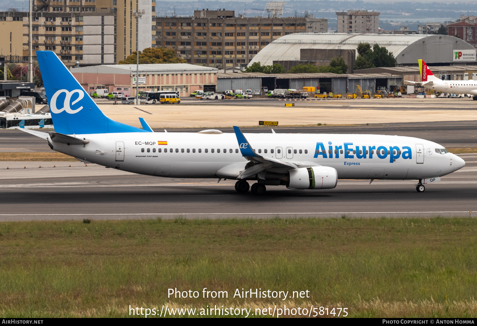 Aircraft Photo of EC-MQP | Boeing 737-800 | Air Europa Express | AirHistory.net #581475