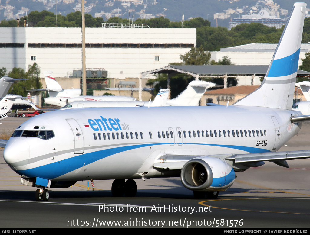 Aircraft Photo of SP-ENB | Boeing 737-4Q8 | Enter Air | AirHistory.net #581576