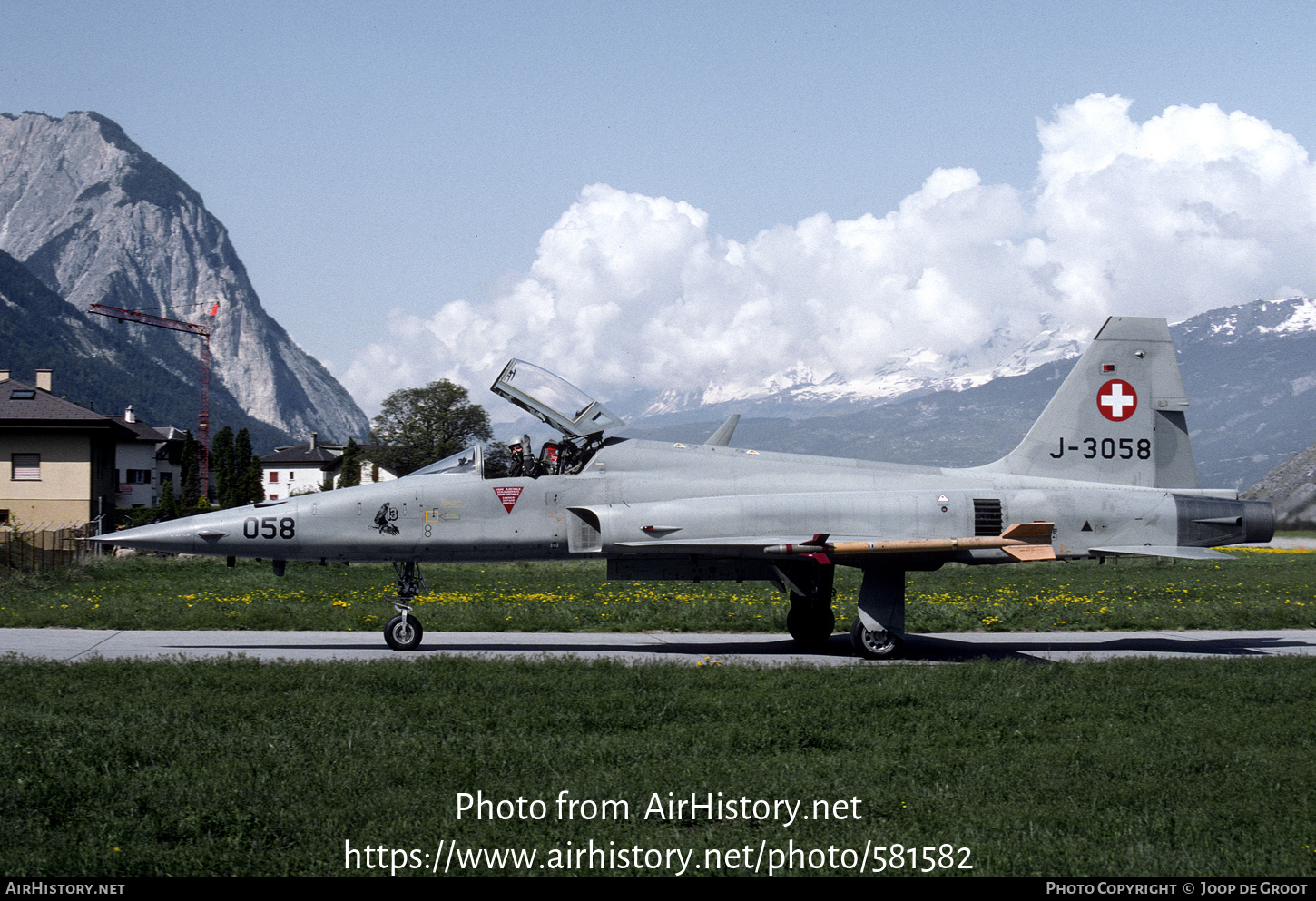 Aircraft Photo of J-3058 | Northrop F-5E Tiger II | Switzerland - Air Force | AirHistory.net #581582