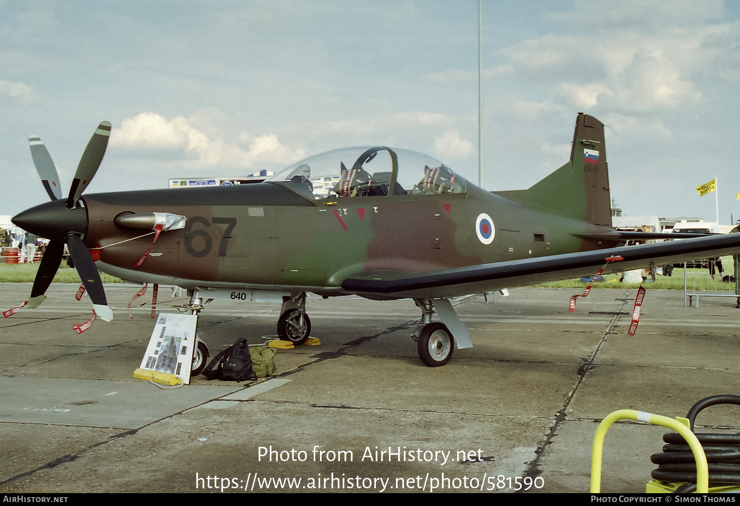 Aircraft Photo of L9-67 | Pilatus PC-9M Hudournik | Slovenia - Air Force | AirHistory.net #581590