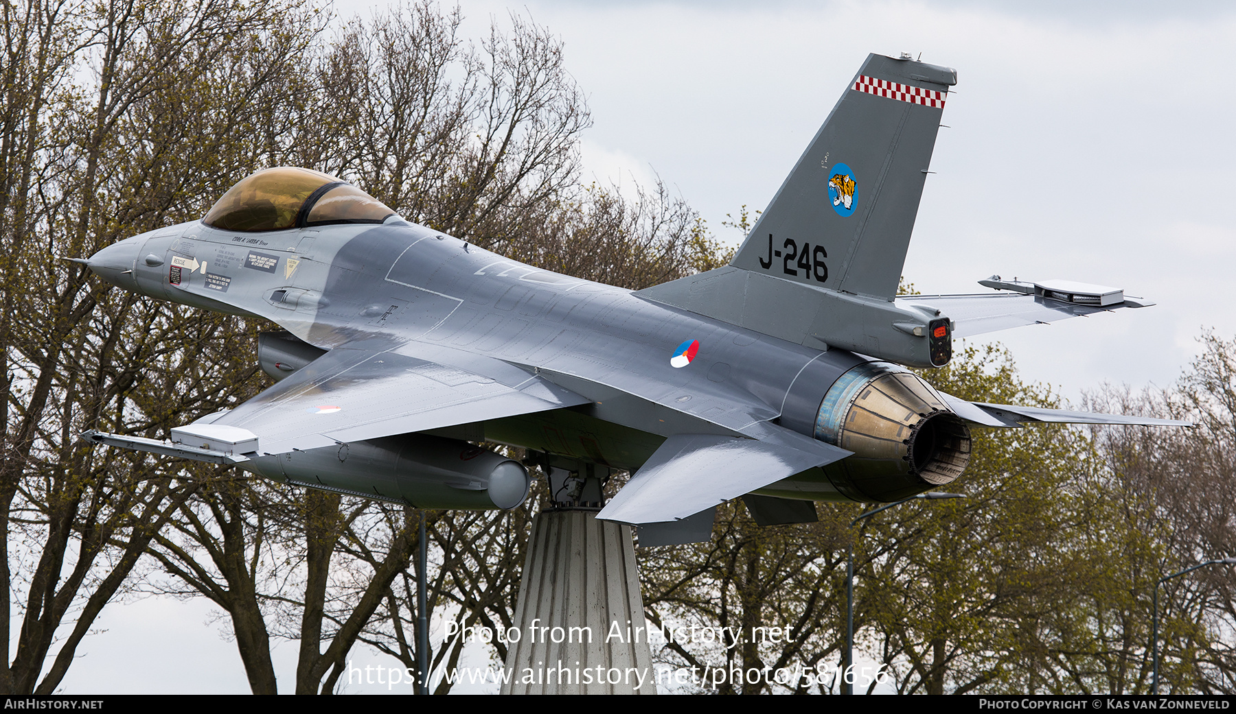 Aircraft Photo of J-246 | General Dynamics F-16A Fighting Falcon | Netherlands - Air Force | AirHistory.net #581656