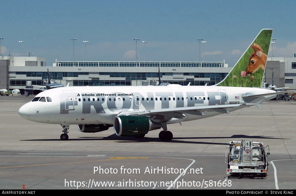 Aircraft Photo of N808FR | Airbus A318-111 | Frontier Airlines | AirHistory.net #581668