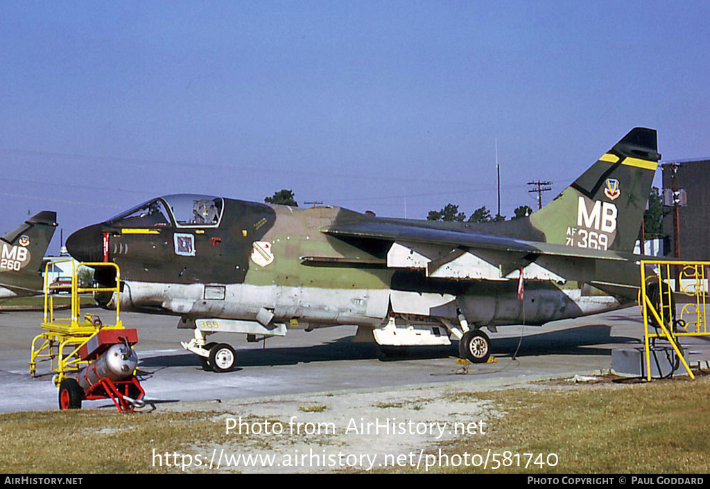 Aircraft Photo of 71-0369 / AF71-369 | LTV A-7D Corsair II | USA - Air Force | AirHistory.net #581740