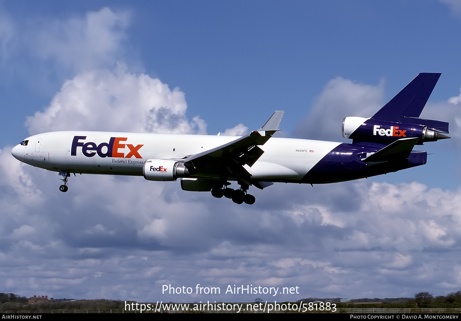 Aircraft Photo of N609FE | McDonnell Douglas MD-11F | Fedex - Federal Express | AirHistory.net #581883