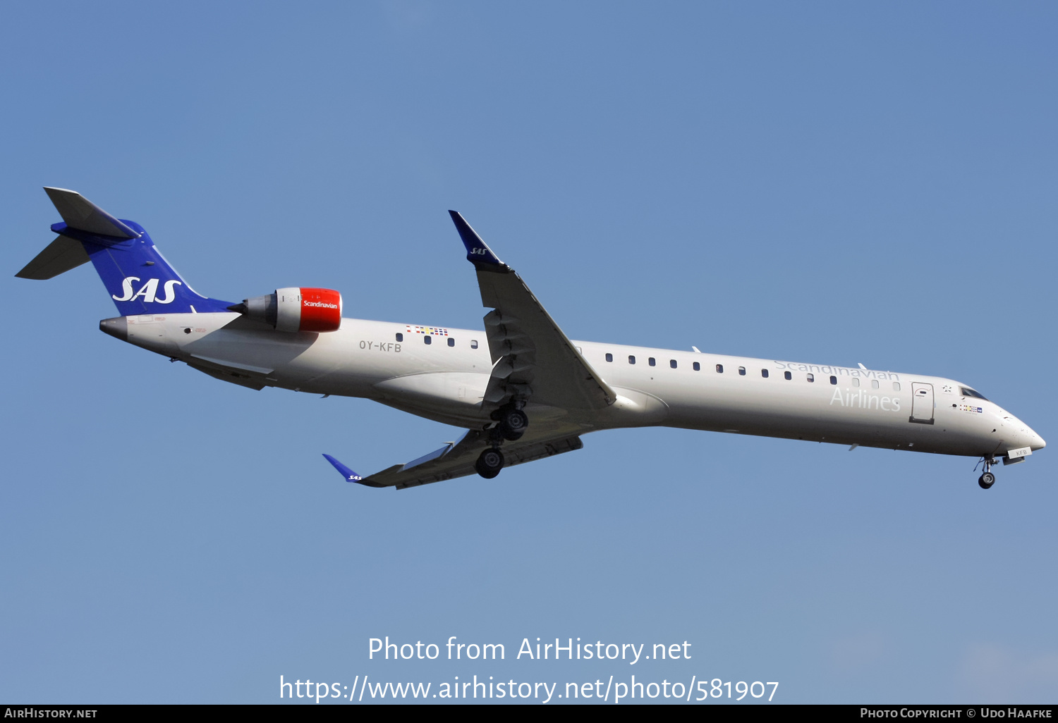 Aircraft Photo of OY-KFB | Bombardier CRJ-900 (CL-600-2D24) | Scandinavian Airlines - SAS | AirHistory.net #581907